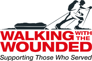 walking with the wounded Logo