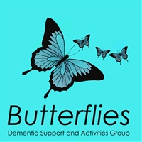 butterflies dementia support and activities - friendship wa Logo