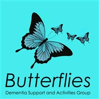butterflies dementia support and activities group -  volunteers needed ! Logo