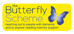 the butterfly scheme for people with dementia and anyone needing memory support Logo