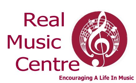 the real music centre and theatre company Logo