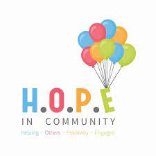 h.o.p.e (hope in community) Logo